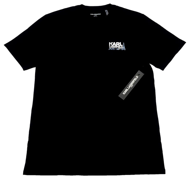 Karl Lagerfeld Men's T-shirt Size Large Color Black (NEW WITH ORIGINAL TAGS)