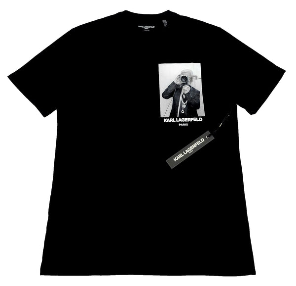Karl Lagerfeld Men's T-shirt Size Medium Color Black (NEW WITH ORIGINAL TAGS)
