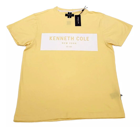 Kenneth Cole T-shirt Men's Color Yellow Size L (NEW ORIGINAL WITH TAGS)