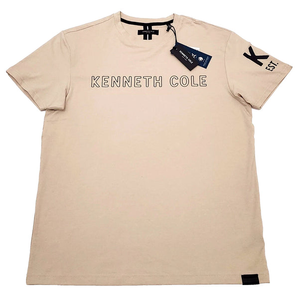 Kenneth Cole T-shirt Men's Color Beige Size L (NEW ORIGINAL WITH TAGS)