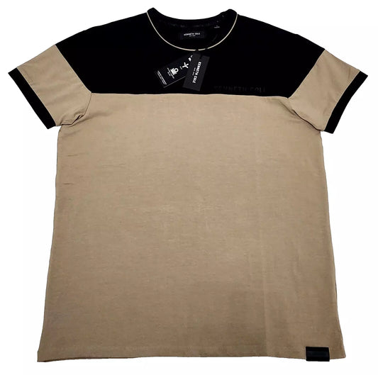 Kenneth Cole T-shirt Men's Color Black & Beige Size L (NEW ORIGINAL WITH TAGS)