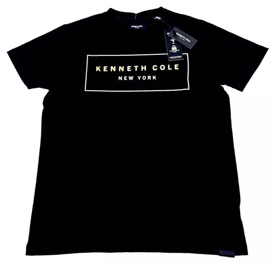 Kenneth Cole T-shirt Men's Color Black and Gold Size M (NEW ORIGINAL WITH TAGS)