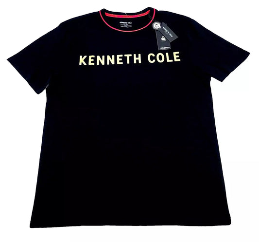 Kenneth Cole T-shirt Men's Color Black and Gold Size L (NEW ORIGINAL WITH TAGS)