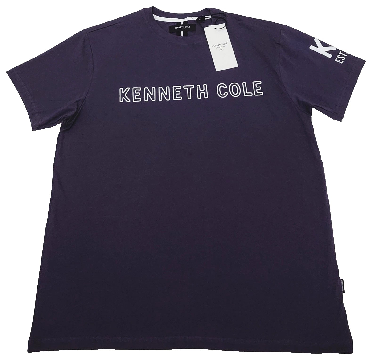 Kenneth Cole T-shirt Men's Color Purple Size M (NEW ORIGINAL WITH TAGS)