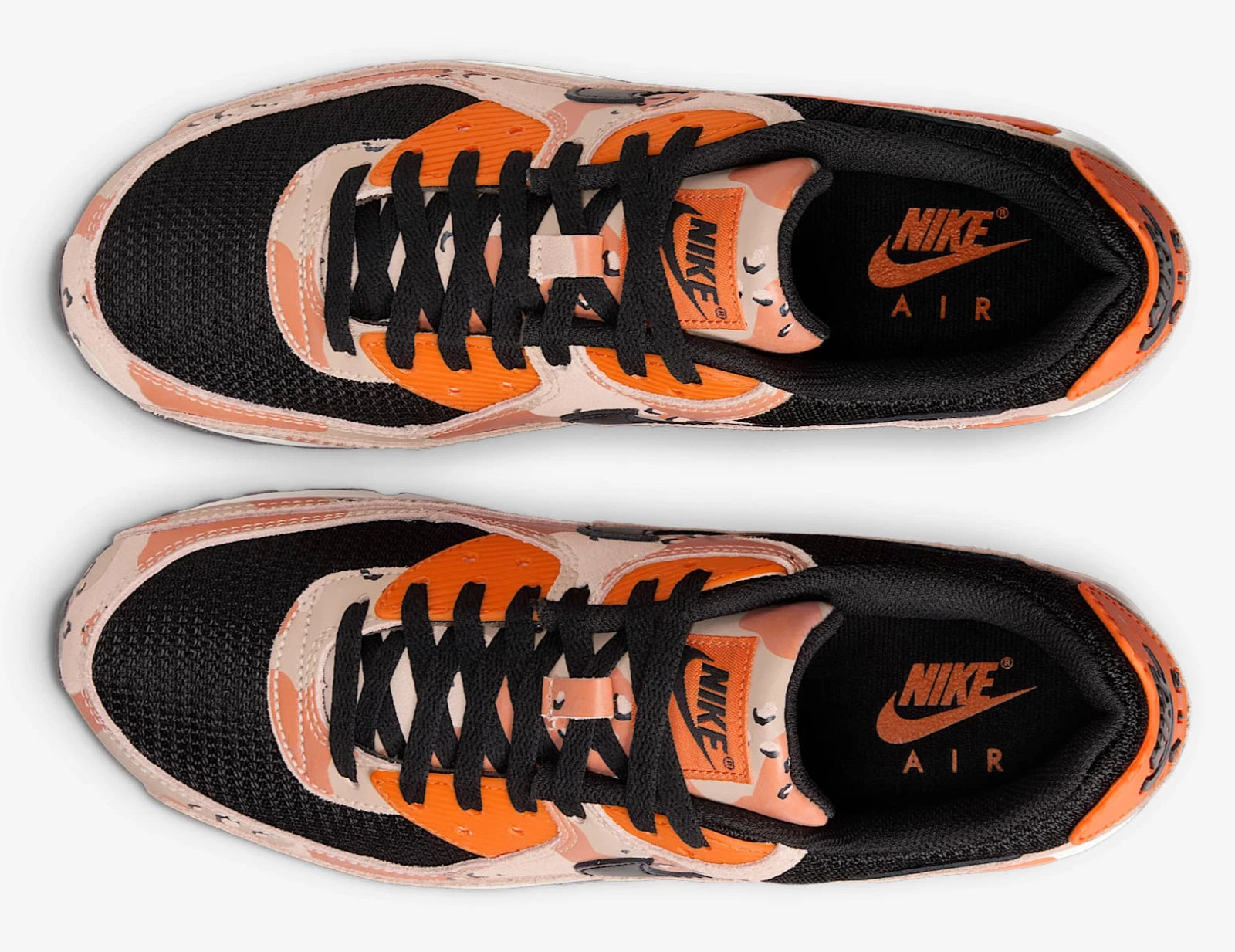 Nike Men's Shoes AIR MAX 90 PRM US Size 9.5 Color Beige/Orange (NEW IN BOX)