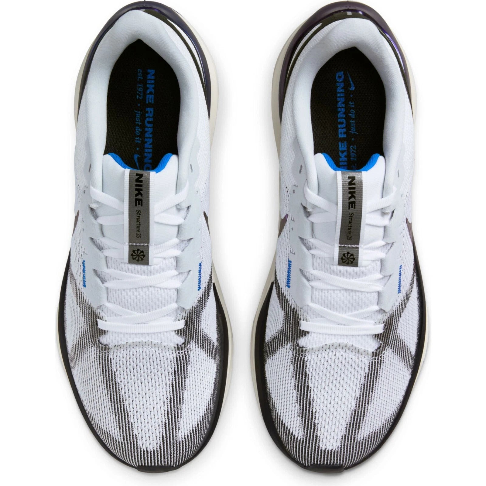 Nike Men's Sneakers AIR ZOOM STRUCTURE 25 US Size 9.5 Color WHITE (NEW IN BOX)