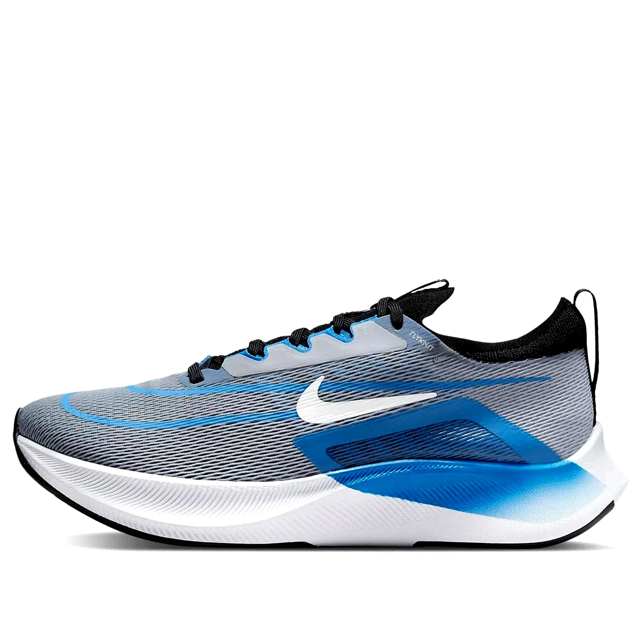Nike Men's Sneakers US Size 9 ZoomFly4 Wolf Grey Photo Blue White NEW IN BOX