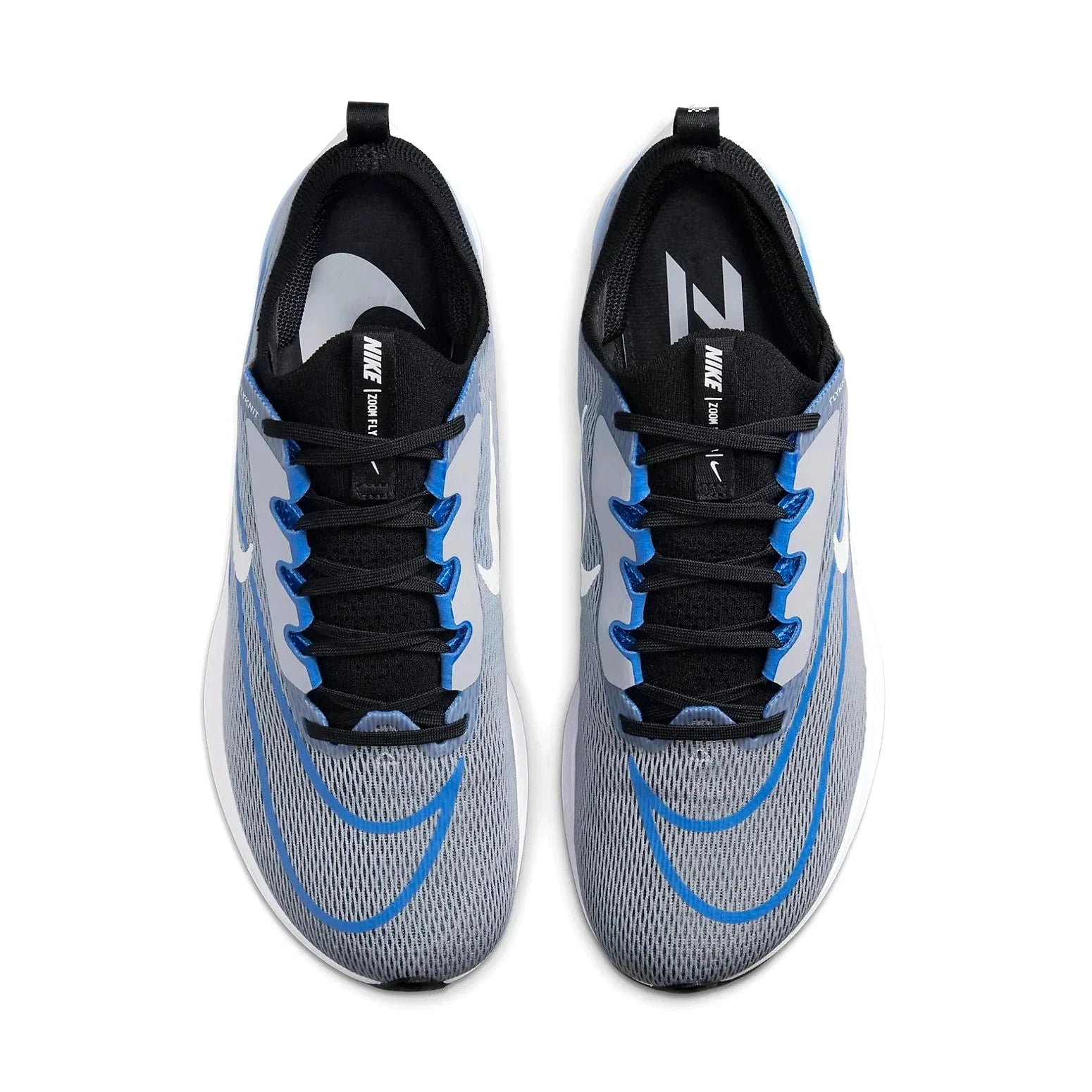 Nike Men's Sneakers US Size 9 ZoomFly4 Wolf Grey Photo Blue White NEW IN BOX