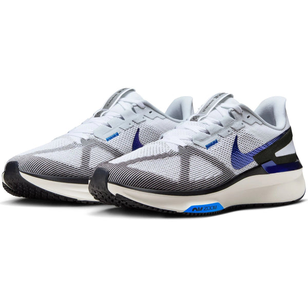 Nike Men's Sneakers AIR ZOOM STRUCTURE 25 US Size 9.5 Color WHITE (NEW IN BOX)