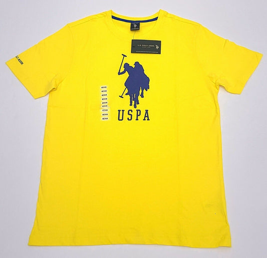 Us Polo Assn Men's T-shirt COLOR YELLOW Size M ( NEW WITH ORIGINAL TAGS )