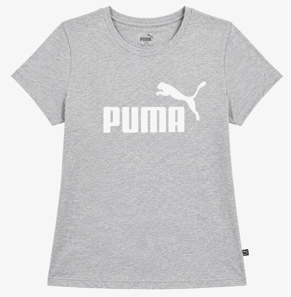 Puma Essentials T-Shirt Woman's Color Gray NEW WITH ORIGINAL TAGS