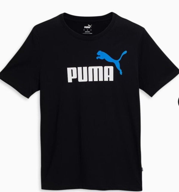 Puma Essentials Hombre Talla L COLOR NEGRO Y AZUL (NUEVO CON ETIQUETAS ORIGINALES)