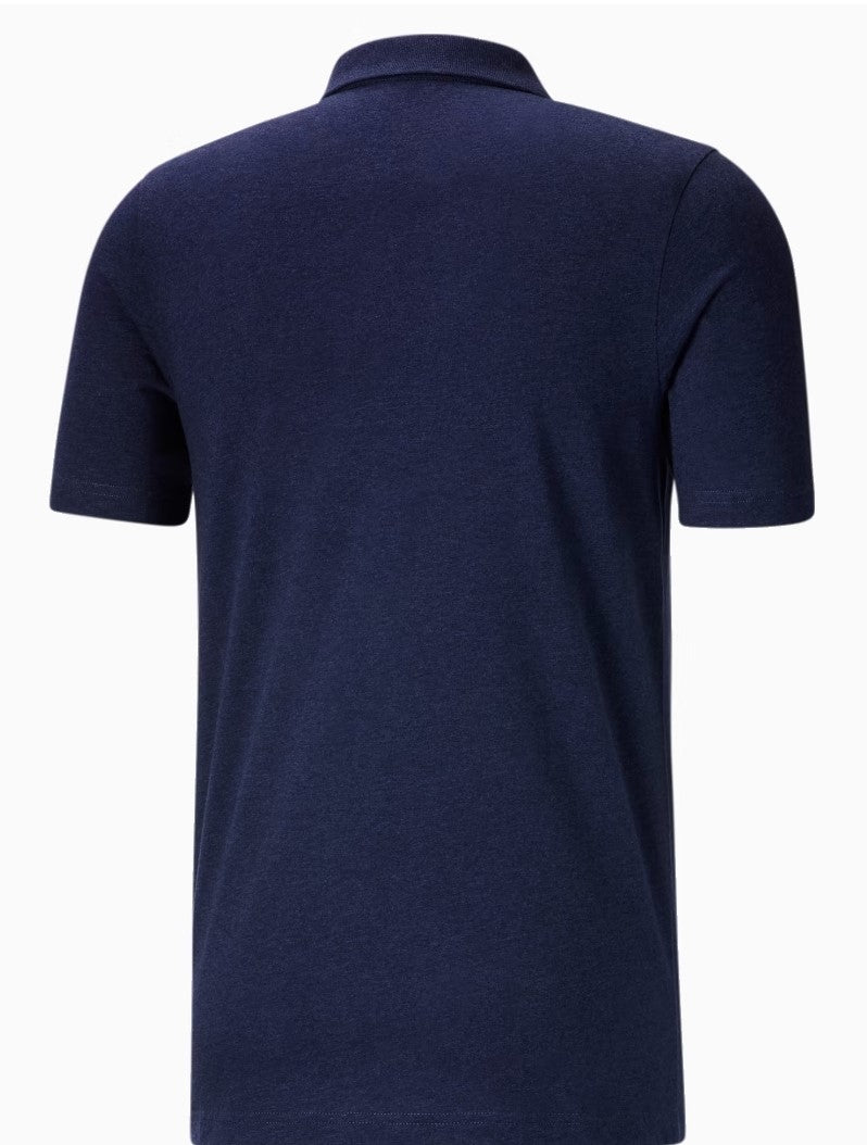 Puma Essentials Polo Men's Size L. COLOR DARK BLUE ( NEW WITH ORIGINAL TAGS )