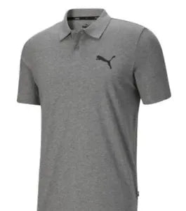 Puma Essentials Polo Men's Size M. COLOR DARK GREY (NEW WITH ORIGINAL TAGS )