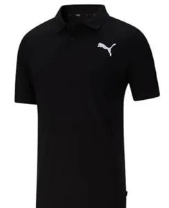 Puma Essentials Polo Men's. Size M. COLOR BLACK (NEW WITH ORIGINAL TAGS)