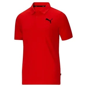 Puma Essentials Polo Men's Size M. COLOR RED (NEW WITH ORIGINAL TAGS)