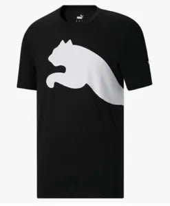 Puma Essential T-Shirt Men's Size XL. COLOR BLACK-WHITE(NEW WITH ORIGINAL TAGS)