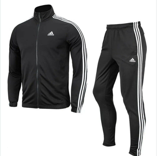 Adidas Men's Tracksuit COLOR BLACK. Size L. (NEW WITH ORIGINAL TAGS)