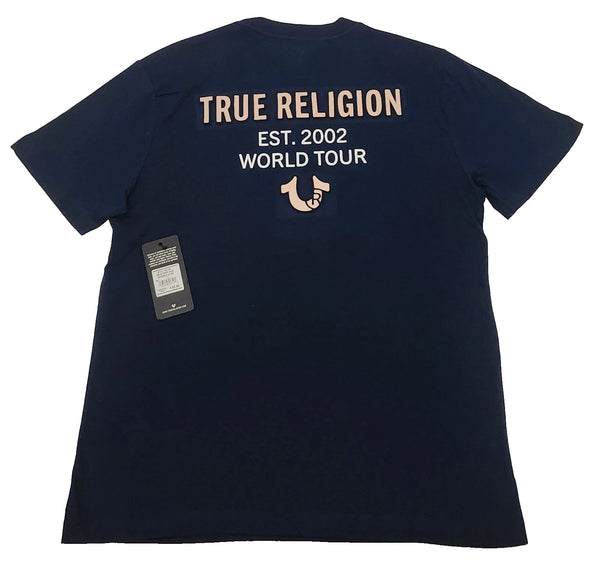 True Religion T-shirt Men's Color Blue Size L (NEW ORIGINAL WITH TAGS)