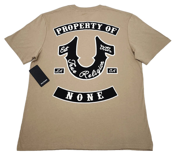True Religion T-shirt Men's Color Beige Size M (NEW ORIGINAL WITH TAGS)