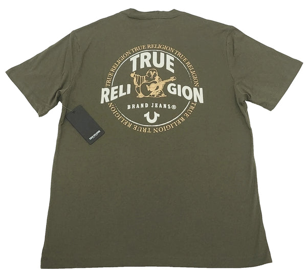 True Religion T-shirt Men's Color Green Size L (NEW ORIGINAL WITH TAGS)