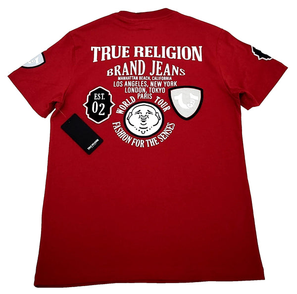 True Religion T-shirt Men's Color Red  (NEW ORIGINAL WITH TAGS)