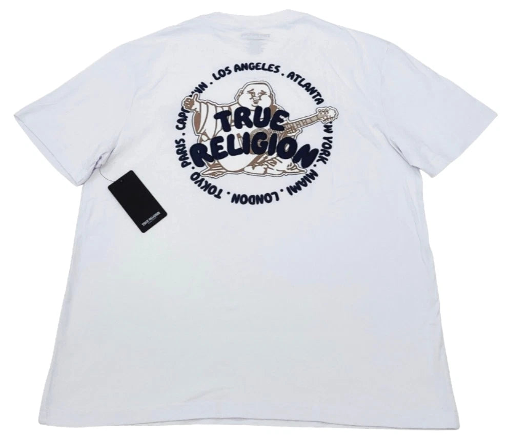 True Religion T-shirt Men's Color White Size L (NEW ORIGINAL WITH TAGS)
