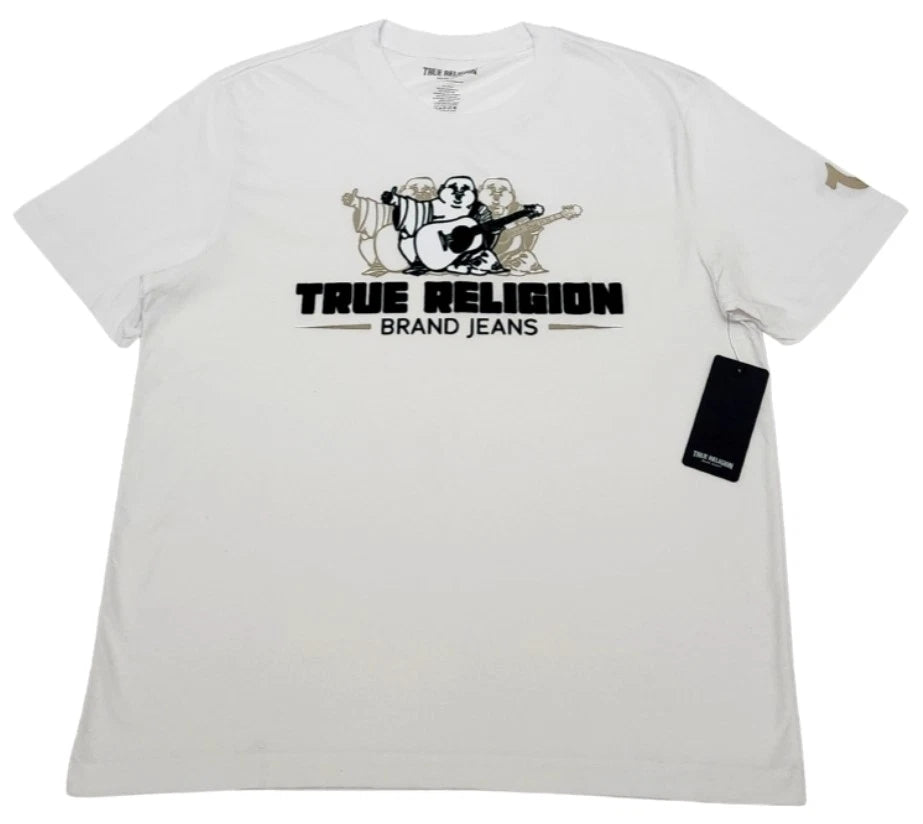 True Religion T-shirt Men's Color White Size L (NEW ORIGINAL WITH TAGS)