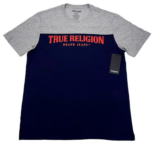 True Religion T-shirt Men's Color Blue & Gray Size M (NEW ORIGINAL WITH TAGS)