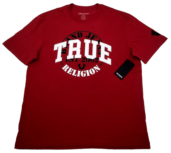 True Religion T-shirt Men's Color Red Size L (NEW ORIGINAL WITH TAGS)