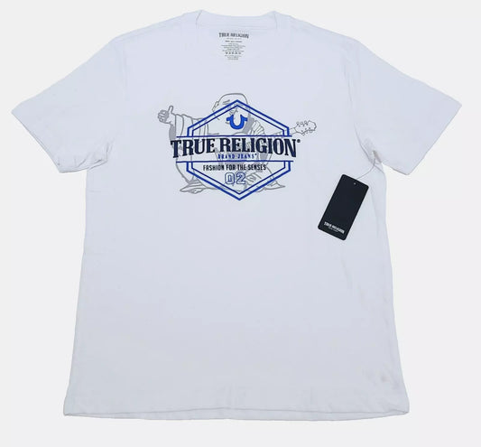 True Religion T-shirt Men's Color White Size M (NEW ORIGINAL WITH TAGS)