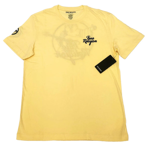 True Religion T-shirt Men's Color Yellow Size M (NEW ORIGINAL WITH TAGS)