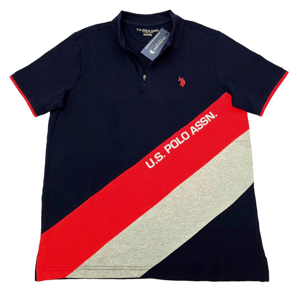 US Polo Assn Men's Polo Shirt Color Blue NEW WITH ORIGINAL TAGS