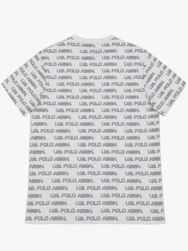 Us Polo Assn Men's T-shirt Color White NEW WITH ORIGINAL TAGS