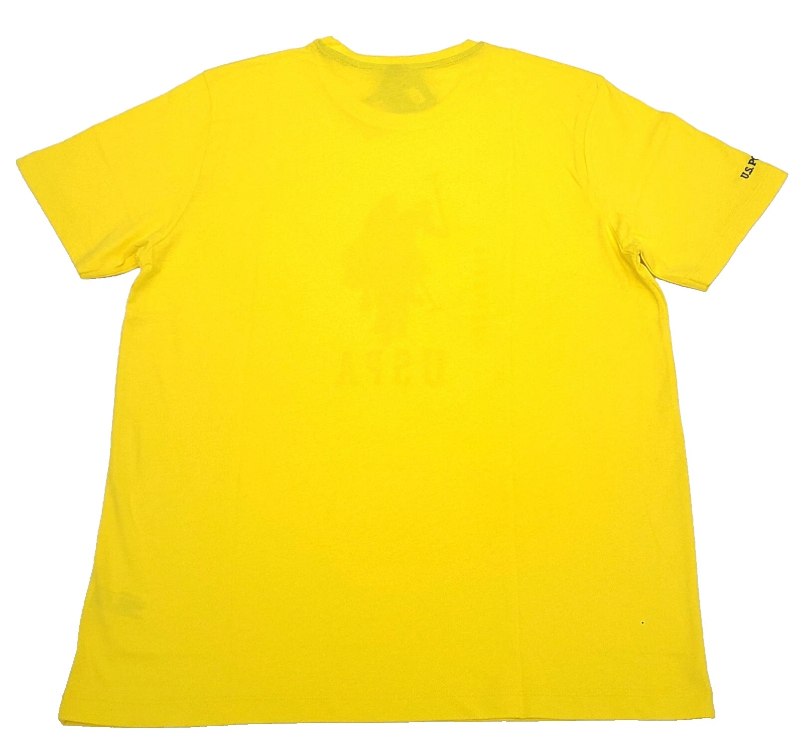 Us Polo Assn Men's T-shirt Color Yellow Size L ( NEW WITH ORIGINAL TAGS )