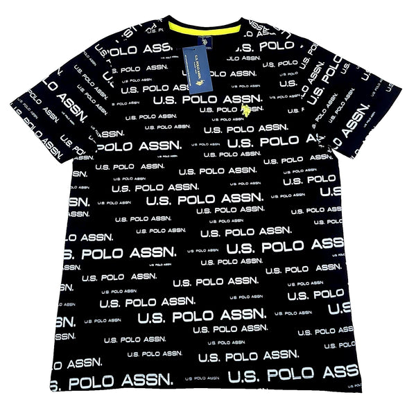 Us Polo Assn Men's T-shirt Color Black ( NEW WITH ORIGINAL TAGS )